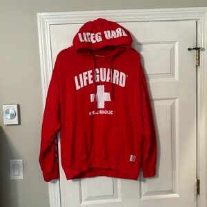 Red Lifeguard Hoodie (Myrtle Beach, SC)